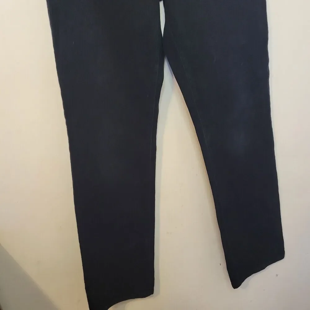 NYJD Black Denim Jeans Womens Size 4 Lift Tuck Rhinestone Pockets USA
